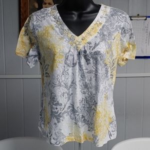 Alfred Dunner Short Sleeve Shirt